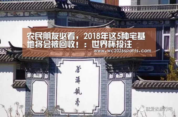 农民朋友必看,2018年这5种宅基地将会被回收!:世界杯投注(图3) 世界杯盘口